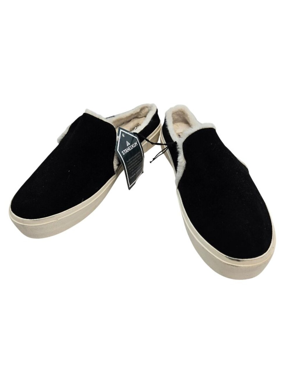 NWT Staheekum Suede Leather Cozy Camp Mules Size 9